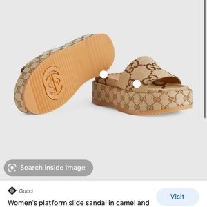 gucci platform sandals only wore once still brand new pretty much